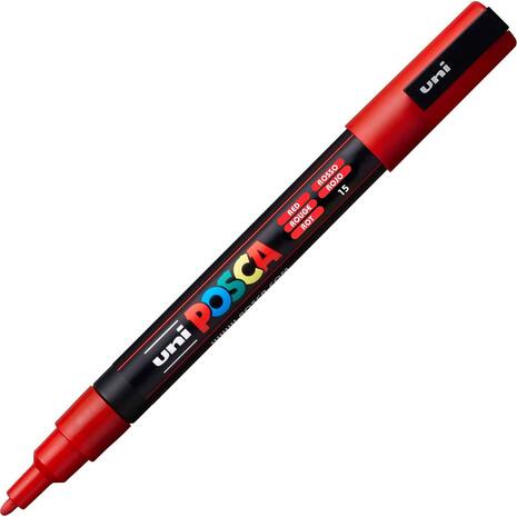 Μαρκαδόρος Posca PC-3M fine1.3mm red